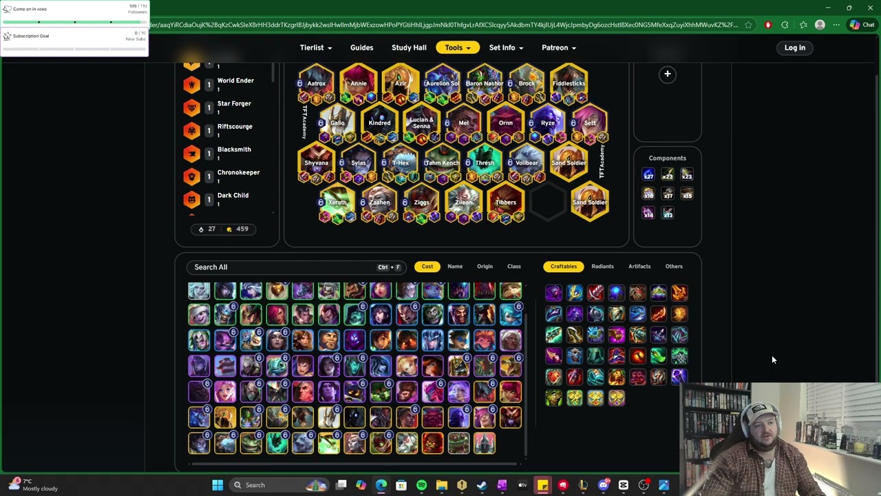 ITEMISE EVERY 5 COST IN TFT SET 16