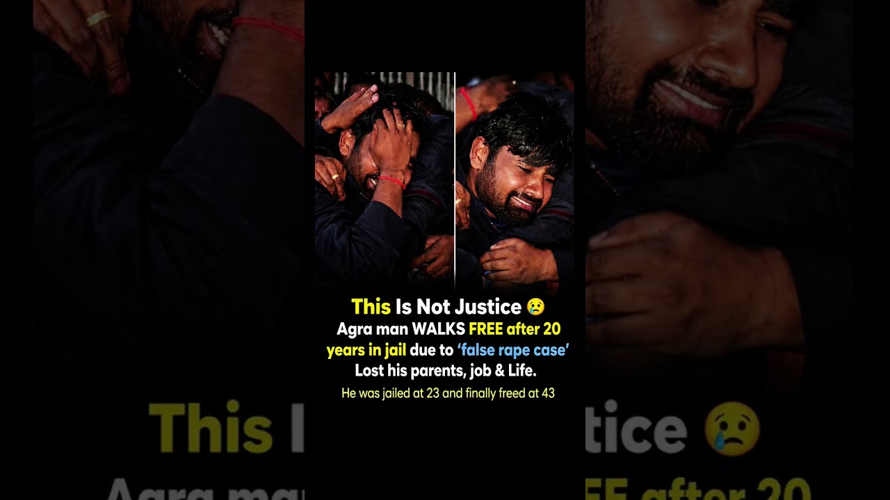 Agra Man Freed After 20 Years in Jail 😢 | A Shocking Justice Story #Shorts