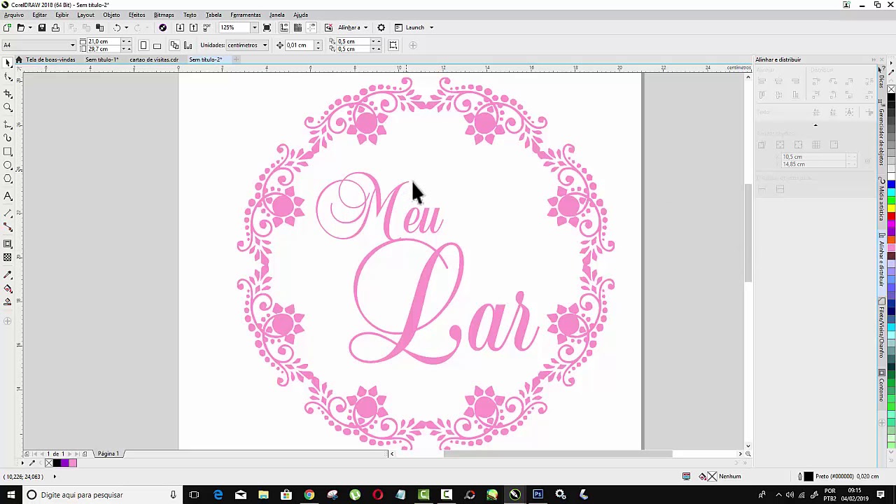 Como Criar Tag Logomarca Personalizada Corel Draw Tutorial