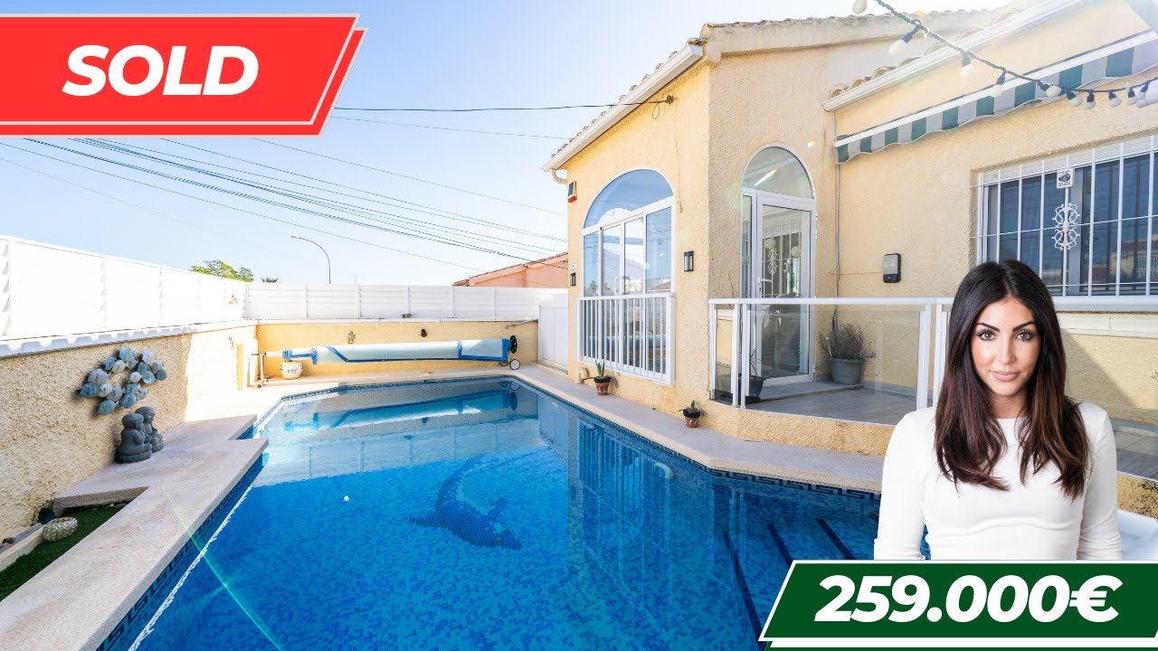🏡 Beautiful Villa for Sale in La Marina with Heated Pool & Guest Underbuild! 🌟 | Ref. 5843