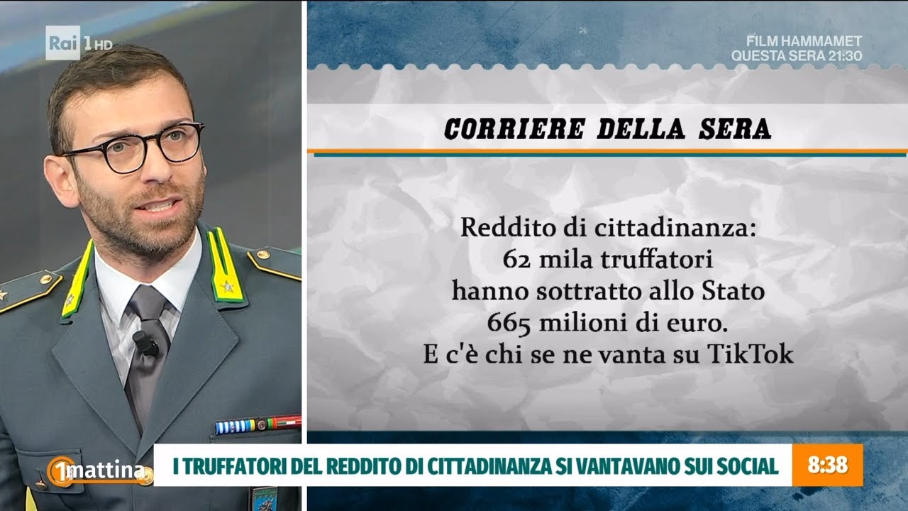 Reddito di cittadinanza - Puntata del 22/01/2025