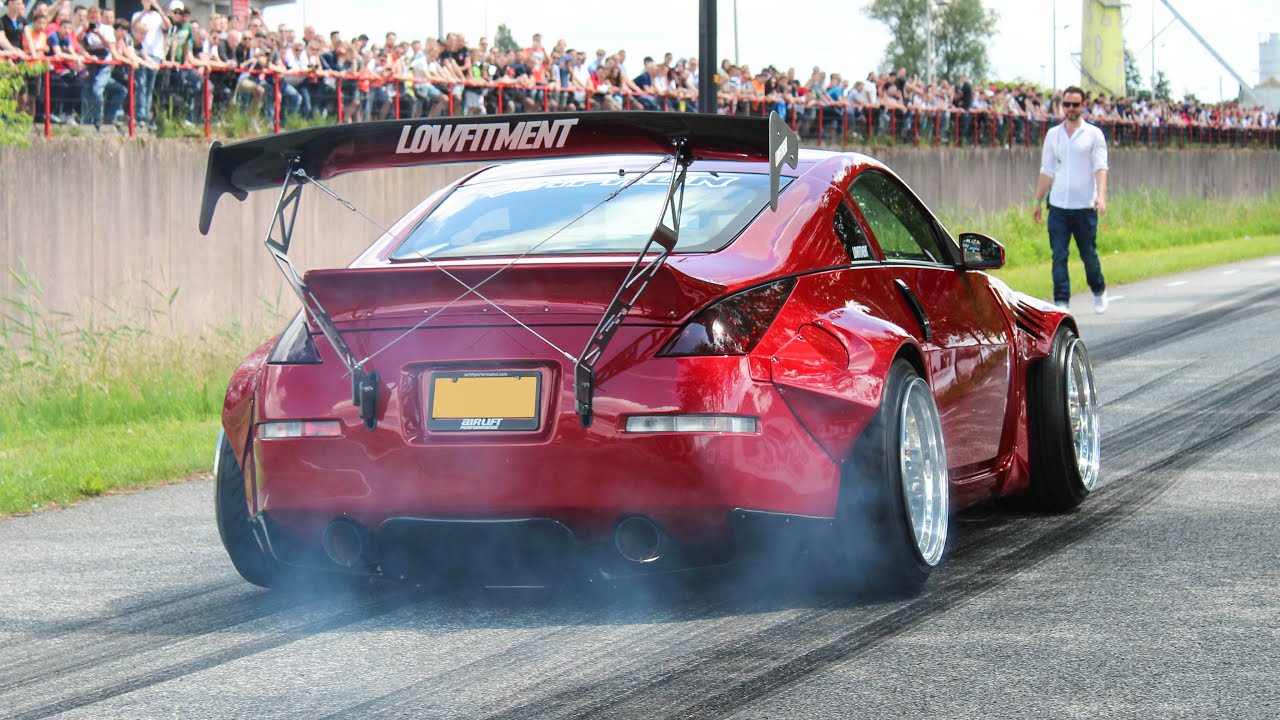 Modified & Tuner cars leaving a Carshow | Cars & Coffee Twente 2019