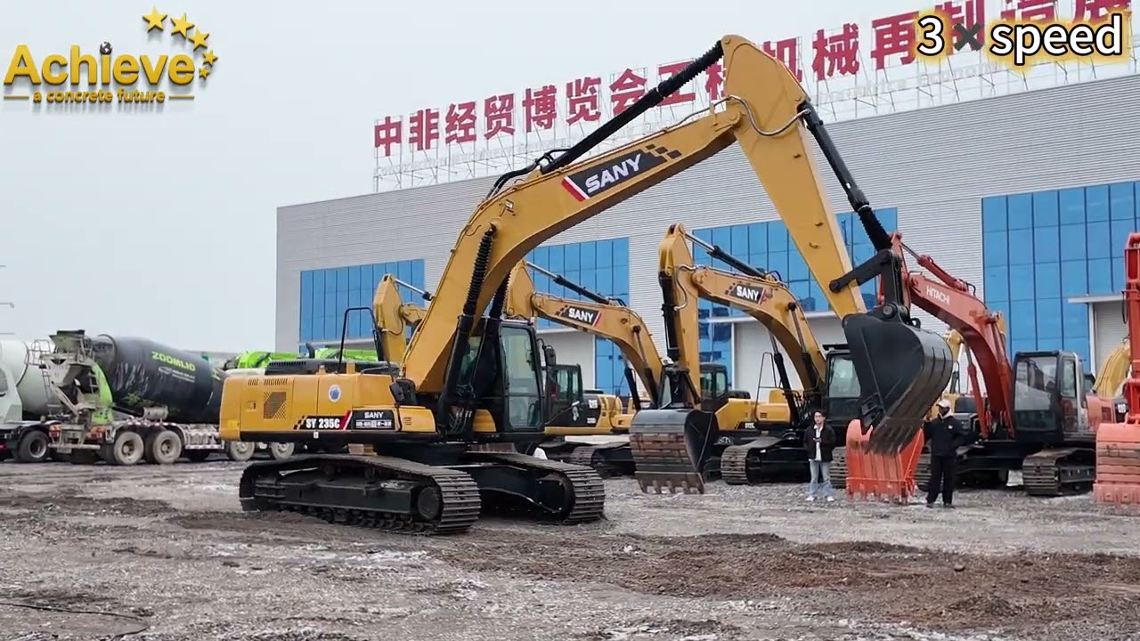 On Site Inspection for ACHIEVE's SANY Excavators ✅