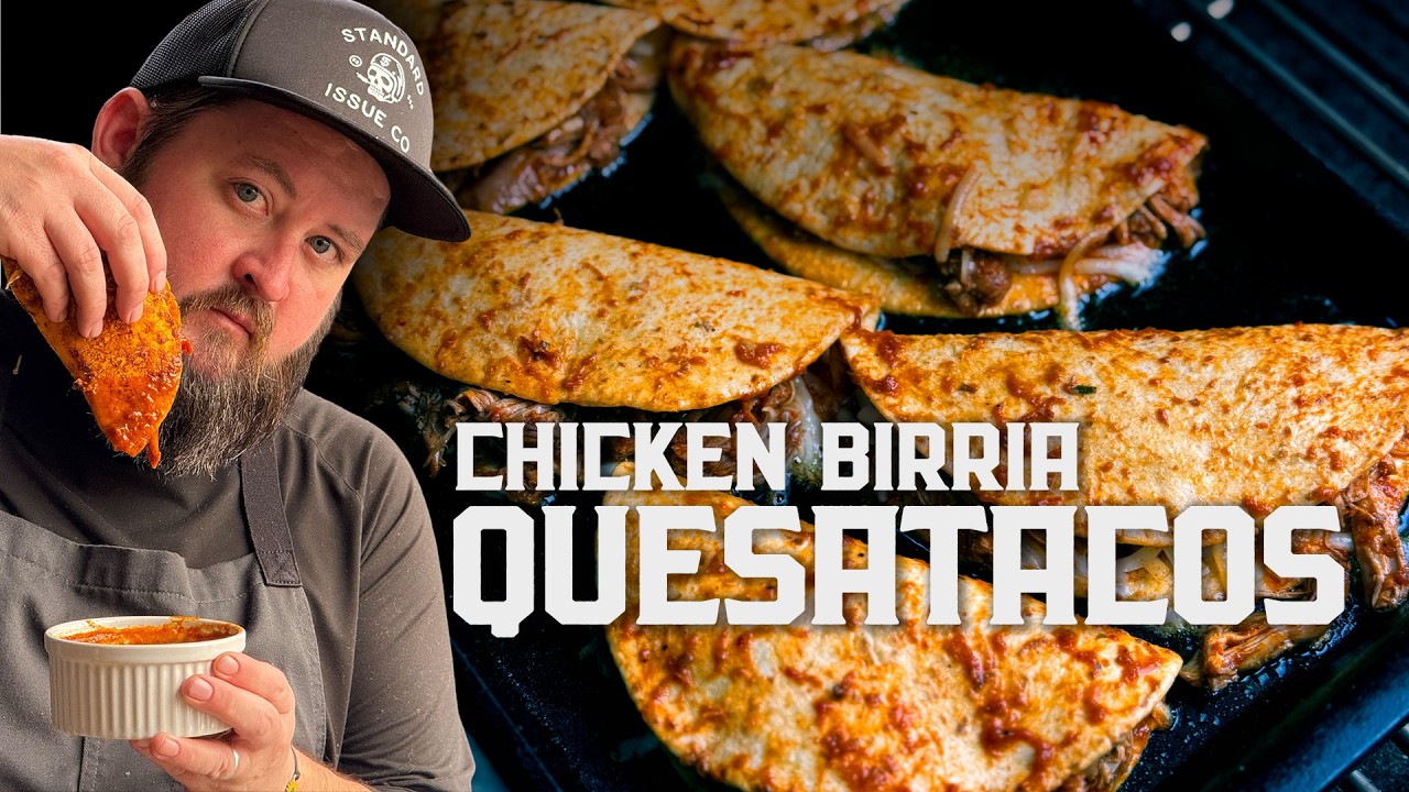 Chicken Birria Quesatacos That Are Crispy, Cheesy, and Perfectly Golden