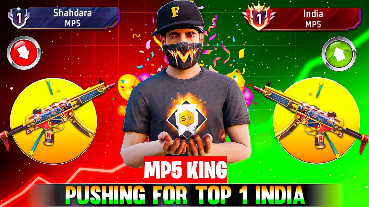 Pushing Top 1 In Smg MP5 | Free Fire Solo Rank Pushing With Tips And Tricks | Ep-1