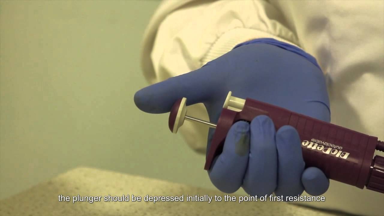KUick Vid: Using an air displacement pipette subtitled