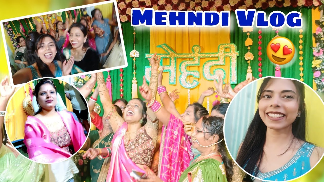 Di ki hui Mehndi ❤️🫶 || Meri Friend ki di ki Shaadi ❤️😍 || Mehndi Vlog || Swara Gupta 