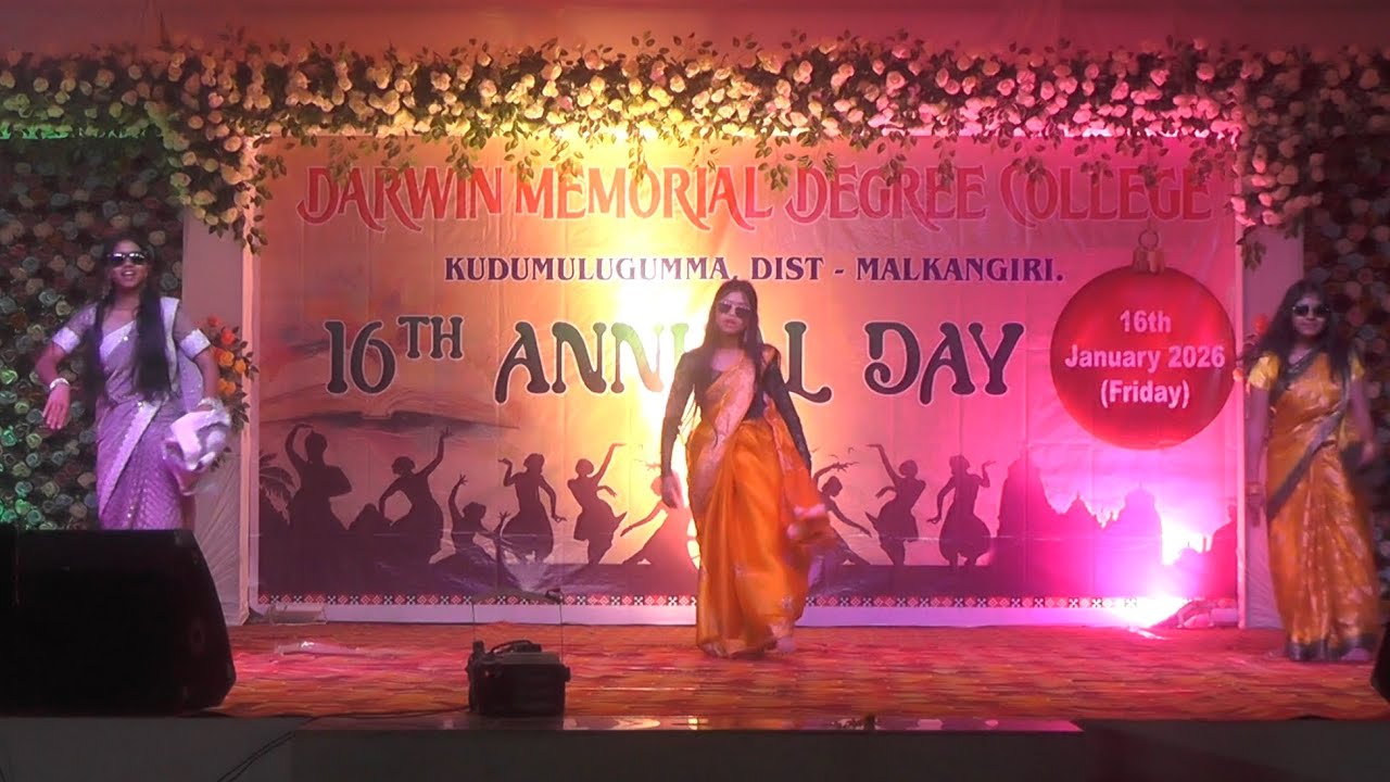 Bollywood Mix Song Girls Dance | DM Degree College Kudumulugumma Annual Function 2026 