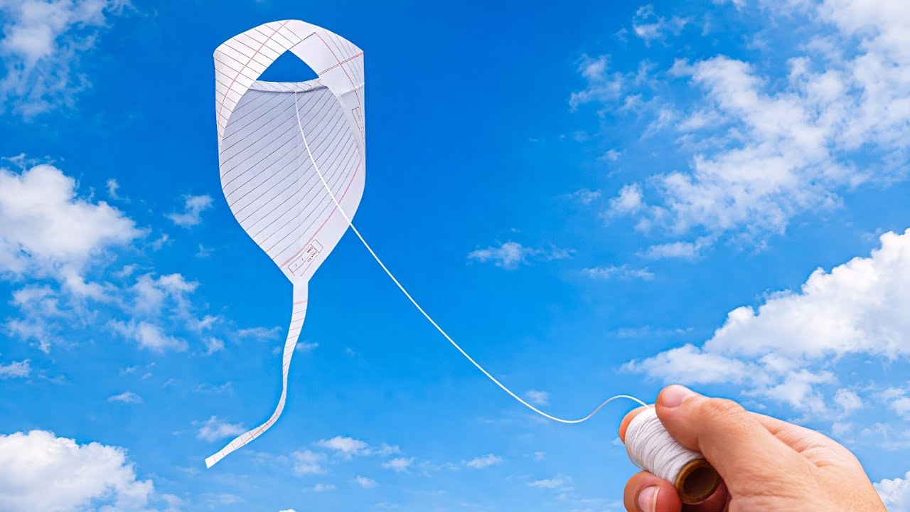 How to Make a Easy Paper Kite at home - DIY  || Unique Design Homemade Kite