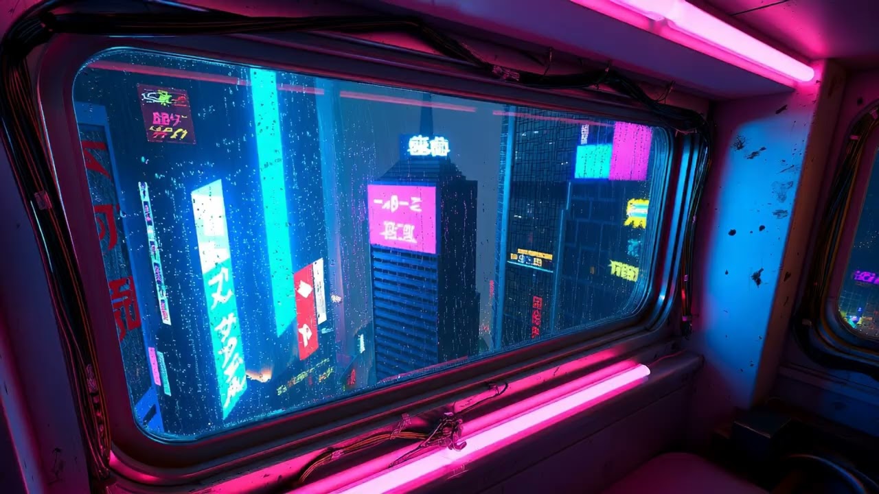Neon Solitude // Cyberpunk Lofi Beats to Relax/Study To