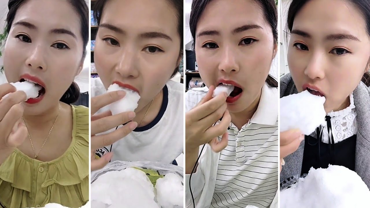 ONLY BITES / FREEZER FROST / WHITE ICE EATING / ASMR / SOLO BY RED FREEZER