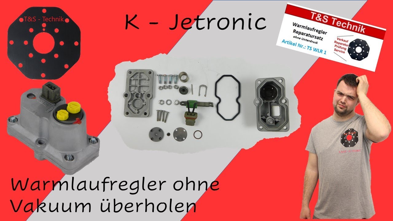 Warmlaufregler zerlegen & überholen ohne Vakuum K-Jetronic