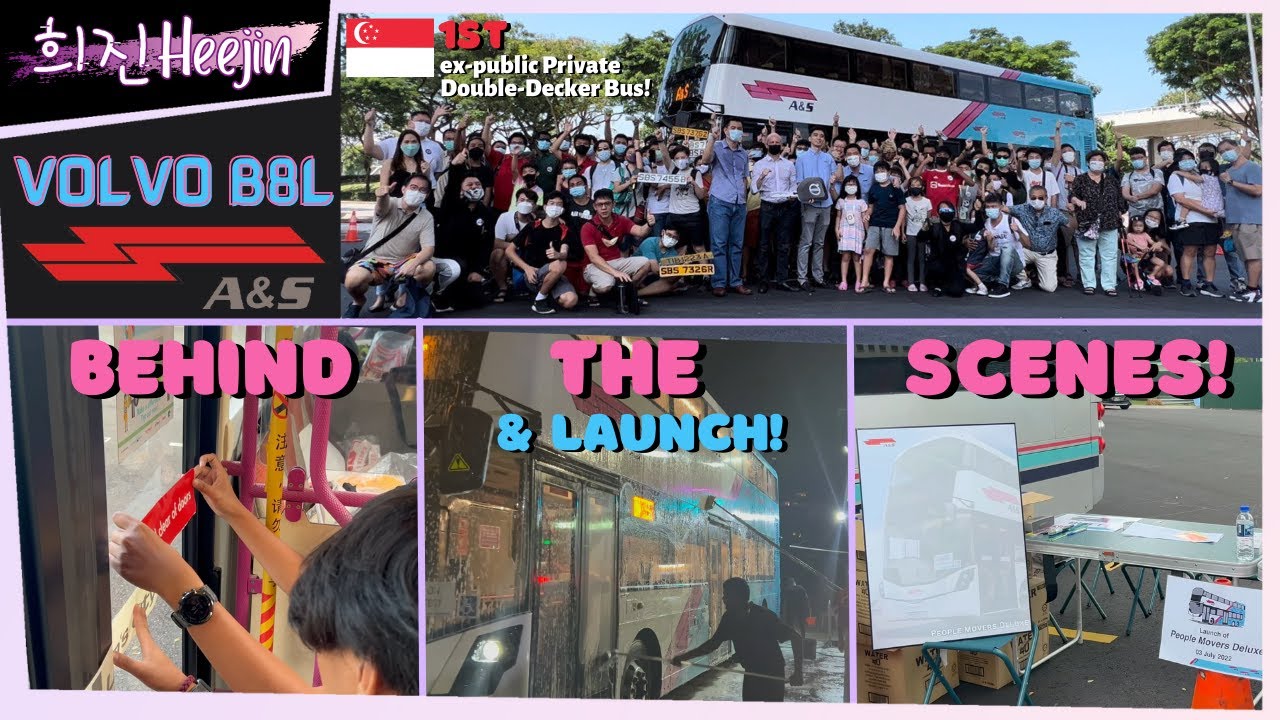 Behind the Scenes & Launch of The NEW Volvo B8L Wright Gemini 3 Euro 6 by A&S Transit! | 희진Heejin