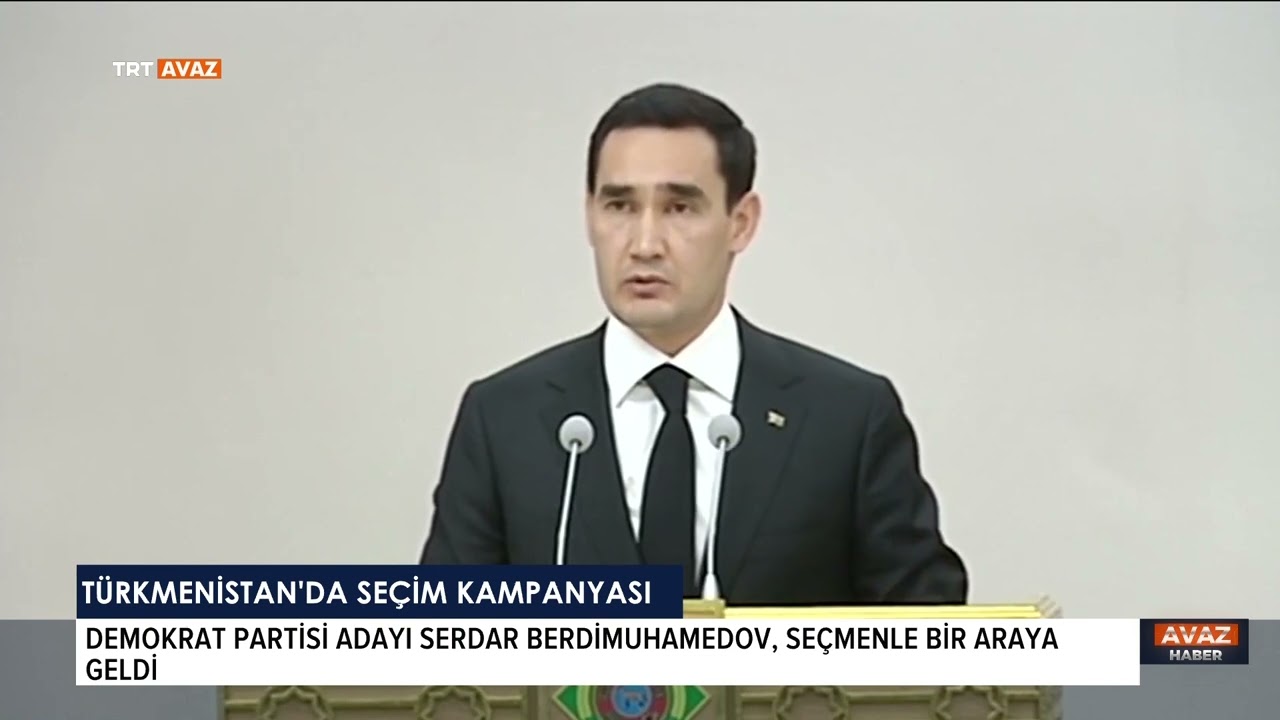 T&uuml;rkmenistan'da Adaylar Se&ccedil;im Kampanyasında
