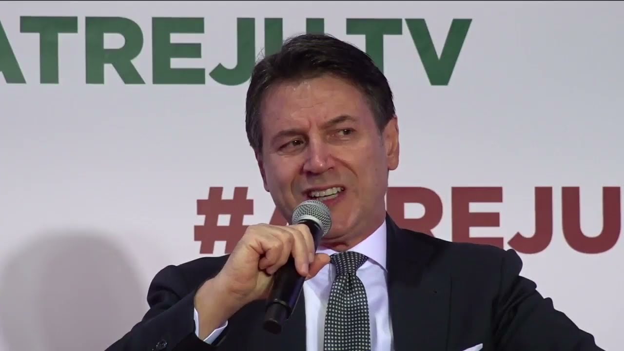 Giuseppe Conte ospite ad Atreju 8 12 2021