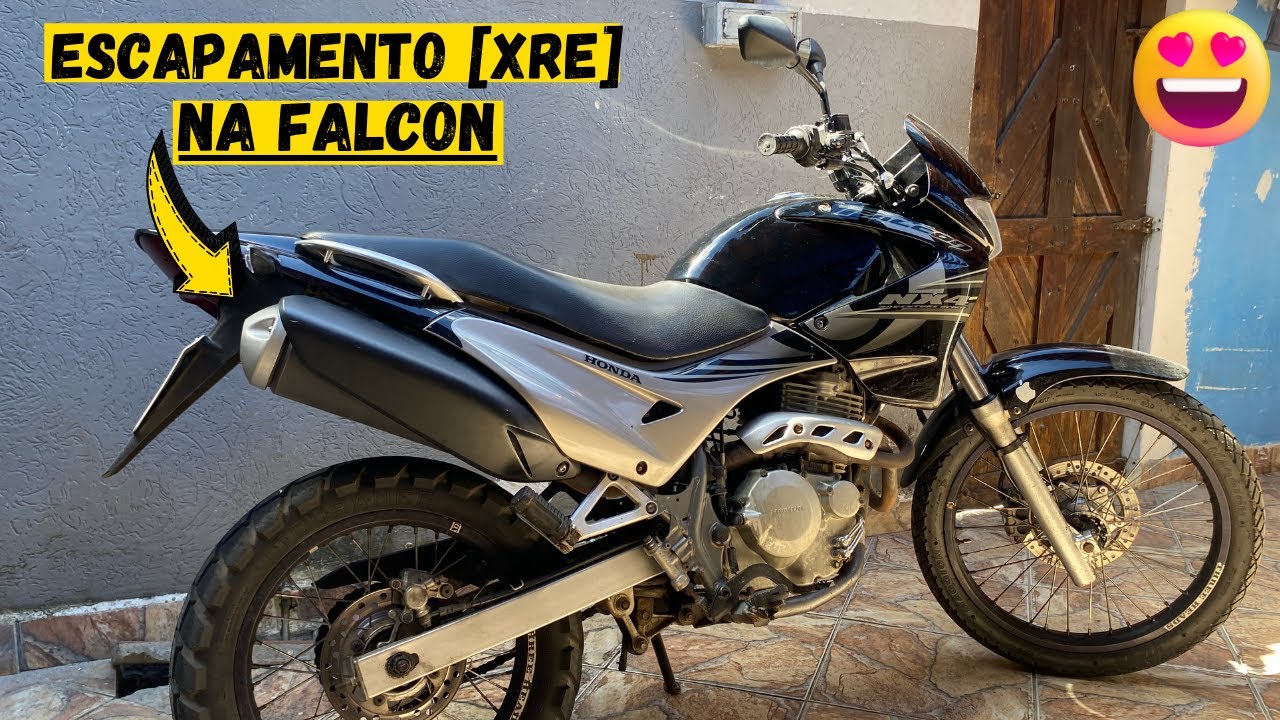 ESCAPAMENTO DA [XRE] NA FALCON | RONCO FICOU TOP