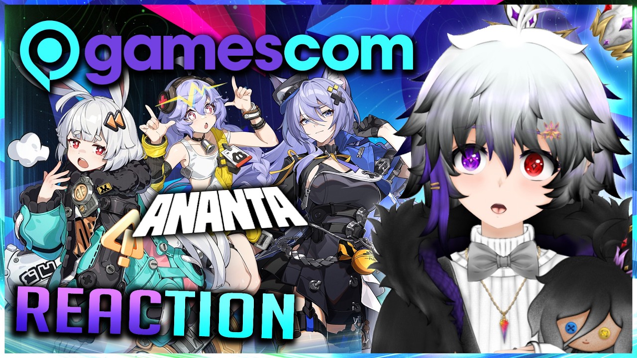 Ananta Anime GTA & More!🤩 (Watchalong🤗) | 2026 Gamescom Reaction【ENG VTUBER】LIVE🔴