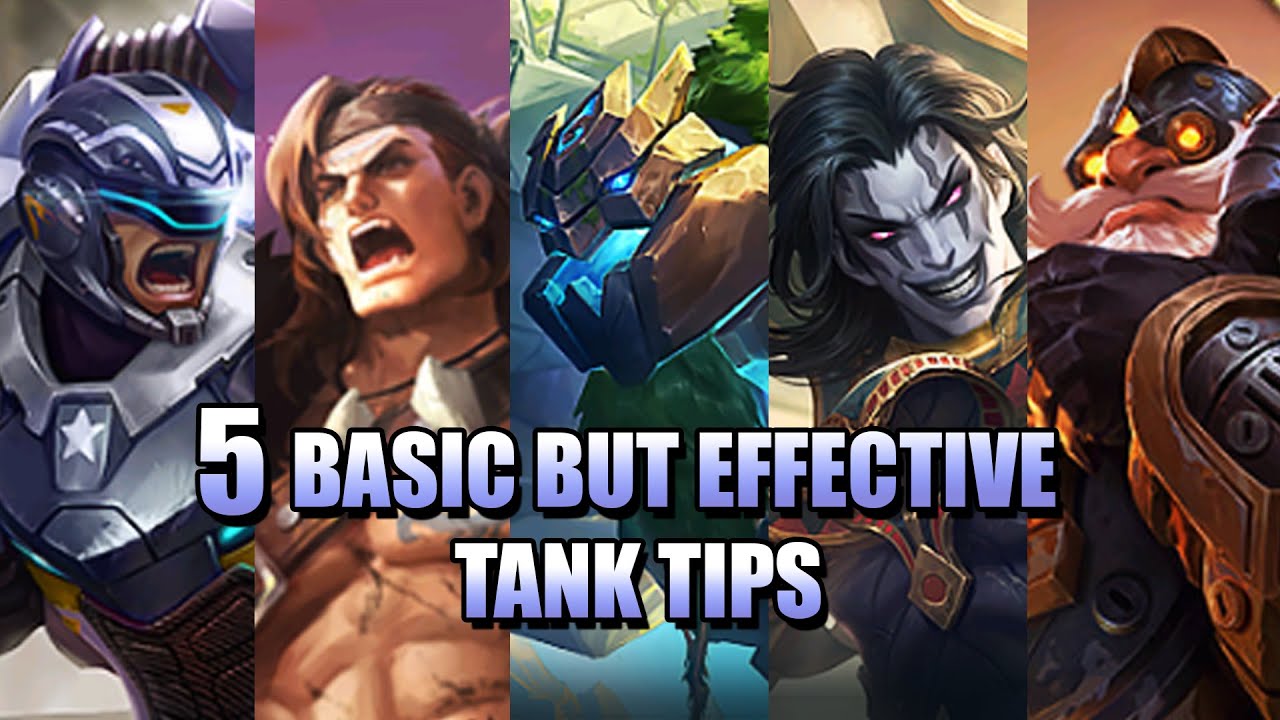 FIVE TANK TIPS - BASIC BUT EFFECTIVE SCOUTING GUIDE FOR TANKS - MLBB