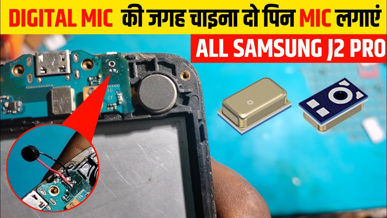 digital mic to universal mic | samsung j2 pro mic jumper solution