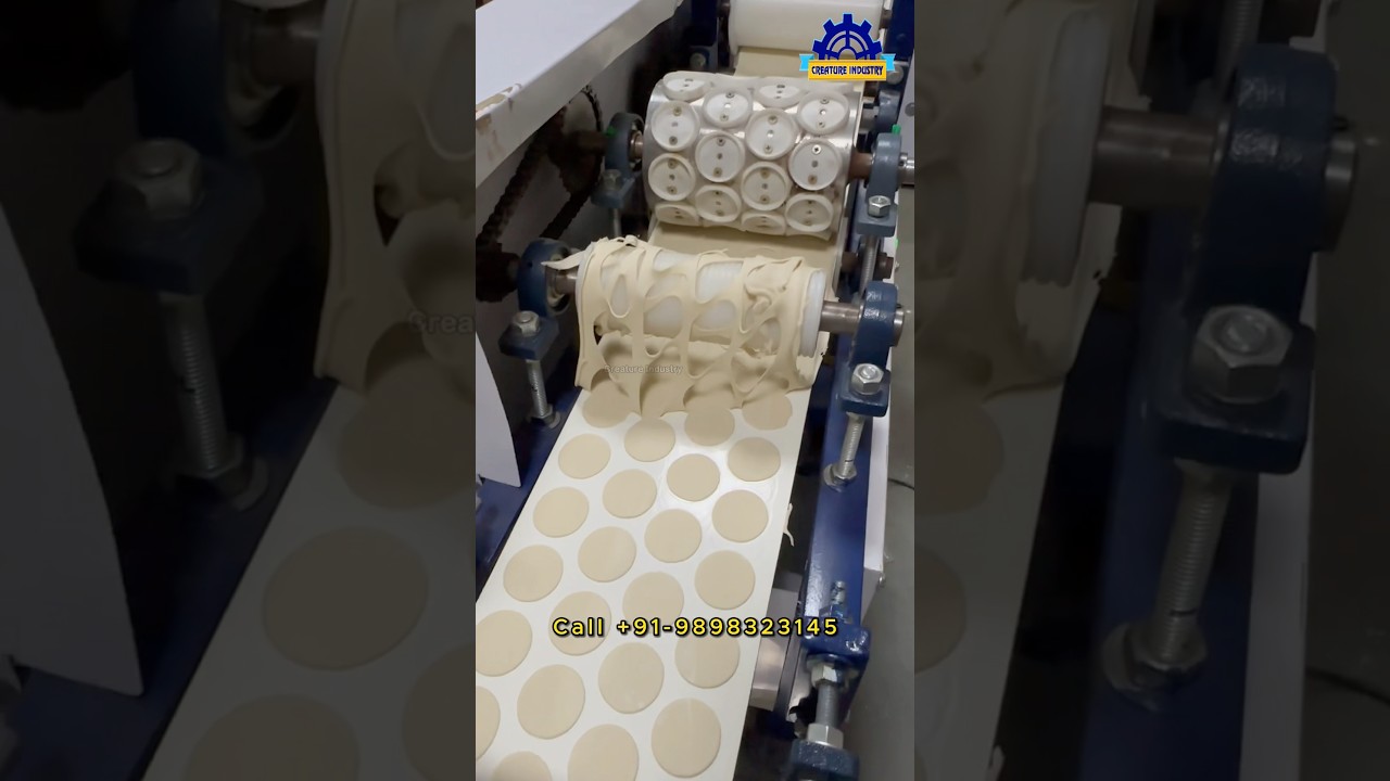 Momo puri Making Machine | Momos Cutting Machine | Namak Machine - +91-9898323145 #ytshort