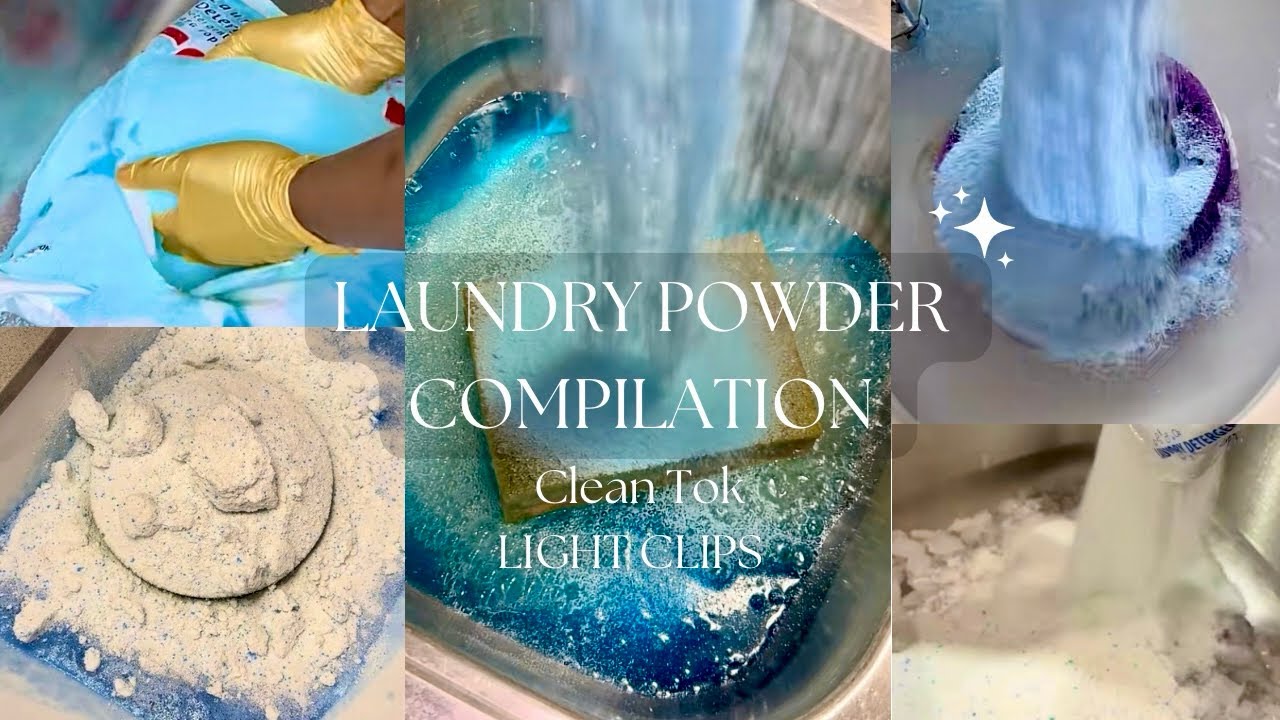 🫧🤍LAUNDRY POWDER OVERLOAD COMBOS COMPILATION.. ROMA,  FOCA, ARIEL, GAIN & MOREE 🫧🤍