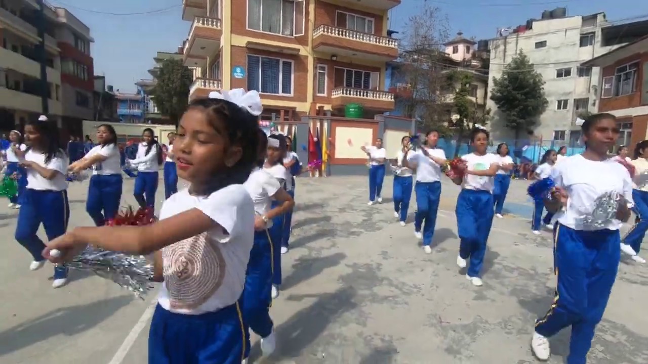 senior drills dance(waka-waka) at golden peak high school(gphs)
