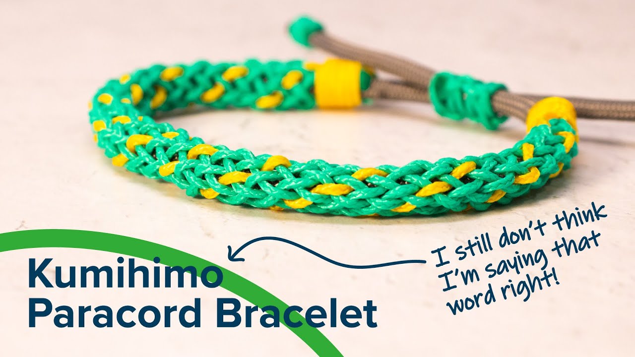 Woven Kumihimo Paracord Bracelet