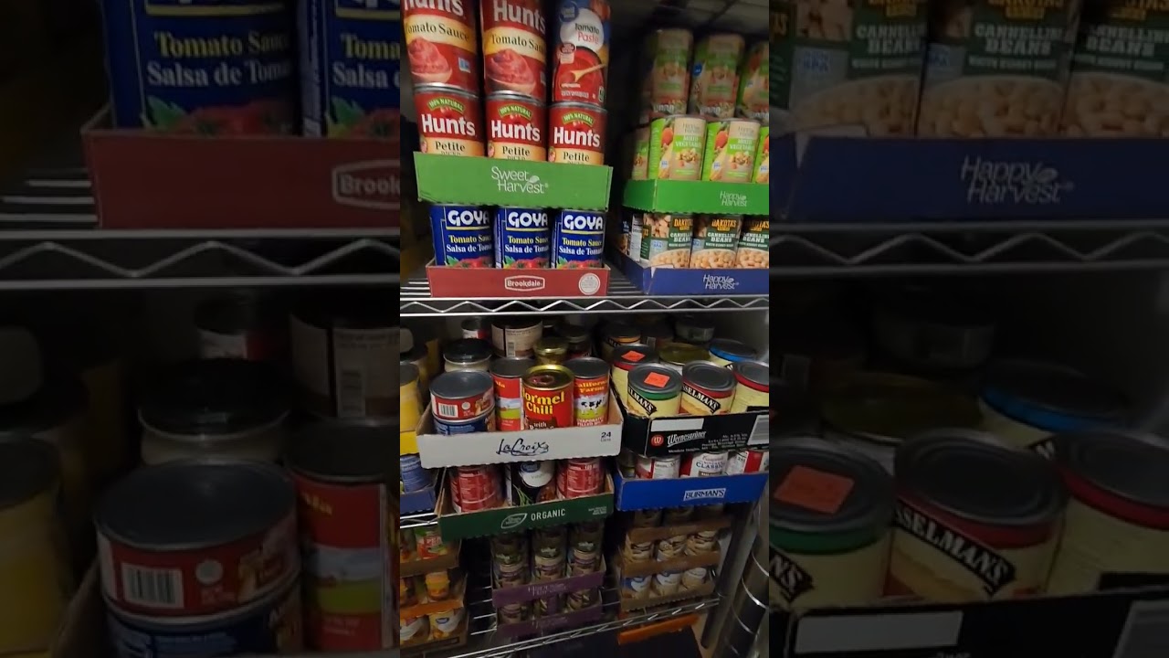 Хранение продуктов в кладовой Prepper Pantrty / Советы по сокрытию ценных вещей на виду