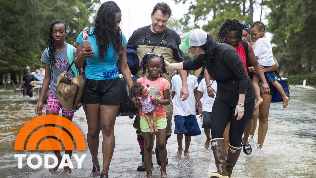 Meet The Everyday Heroes Who Helped Save Countless Lives During Hurricane Harvey | TODAY