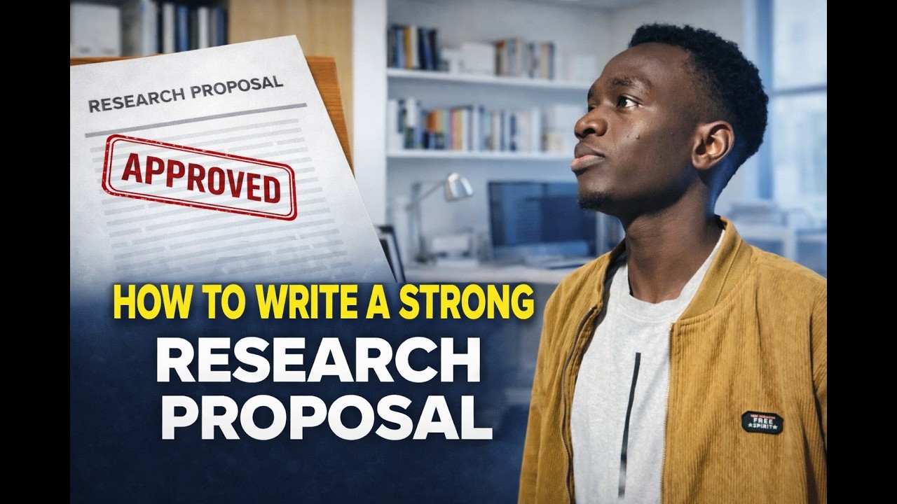 How to write a strong research proposal 