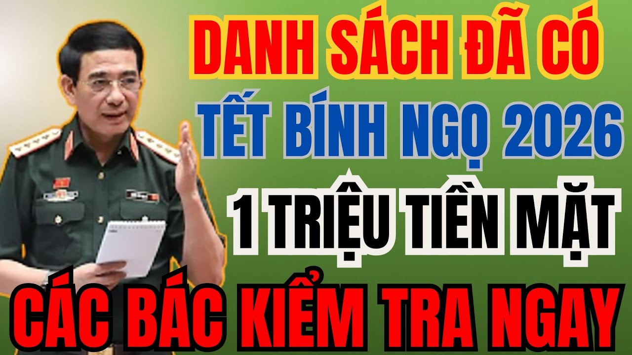 TIN NÓNG TẾT 2026: AI ĐƯỢC NHẬN 1 TRIỆU ĐỒNG TRƯỚC 15 THÁNG CHẠP?