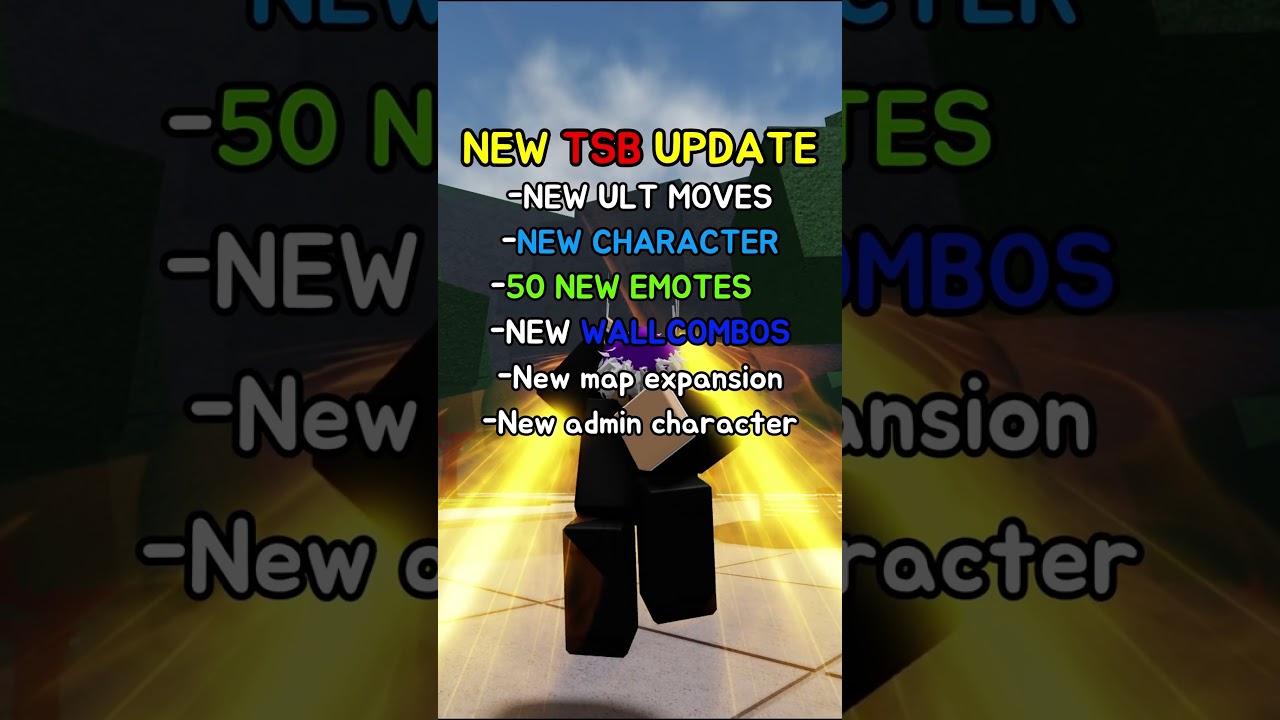 NEW TSB UPDATE!!! | The Strongest Battlegrounds #roblox #robloxedit #robloxmemes #tsbg