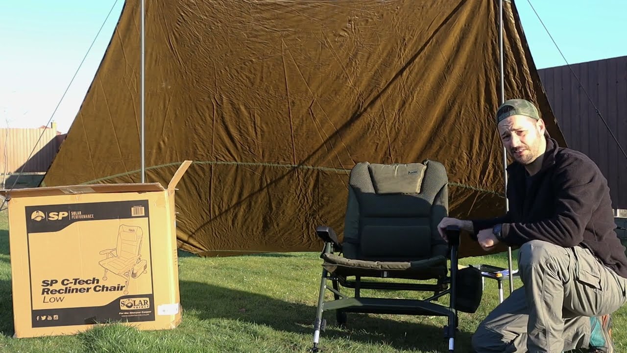 Solar Tackle SP C Tech Recliner Szék Unboxing és Solar Hot Spot Melegítő Párna