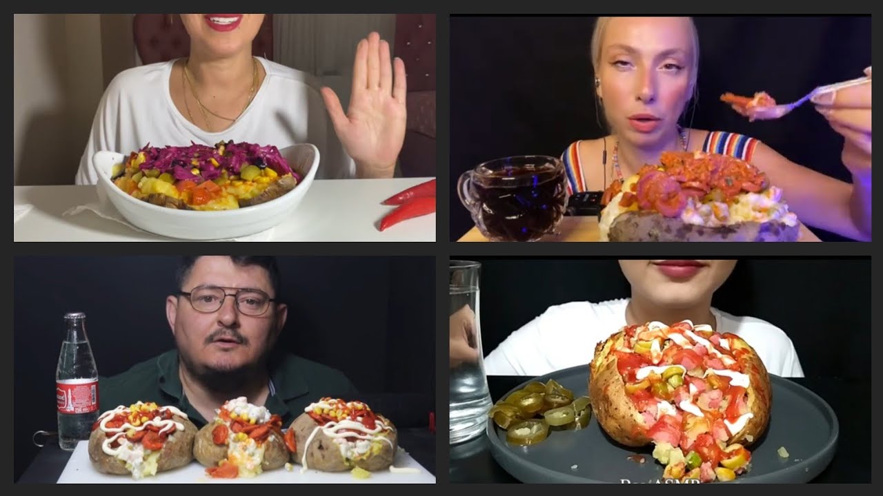 Mix ASMR kumpir | Linay Asmr | Pelin Asmr | Bso Asmr | Nerom Asmr 