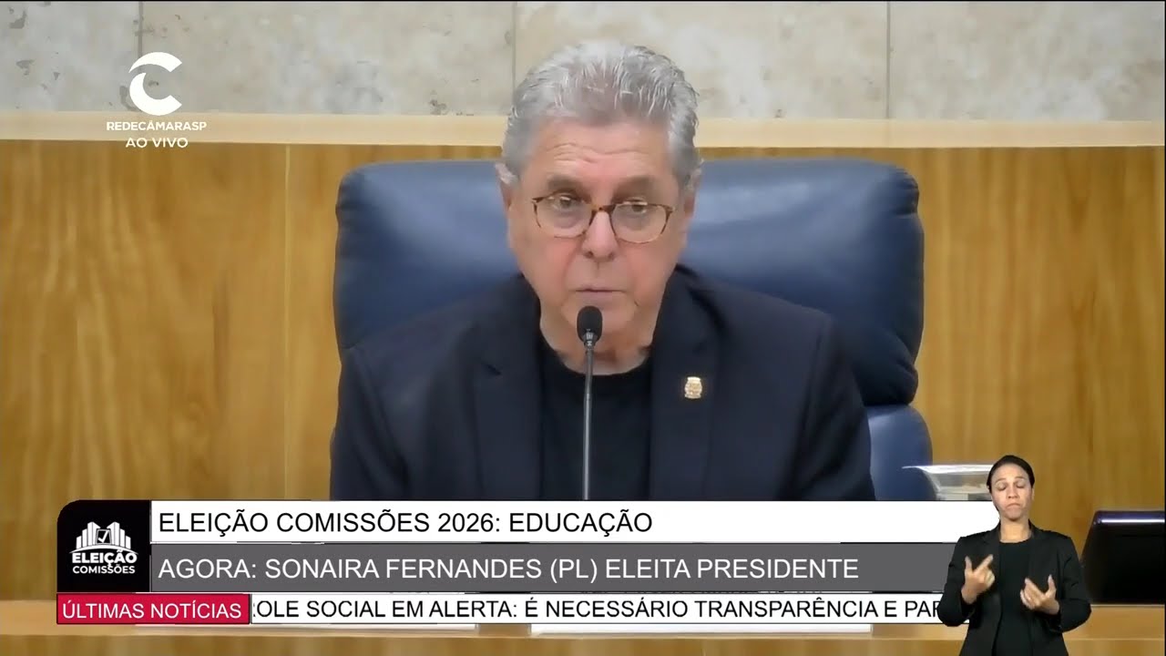 Parlamentares decidem presidência da Comissão de Educação da Câmara de SP