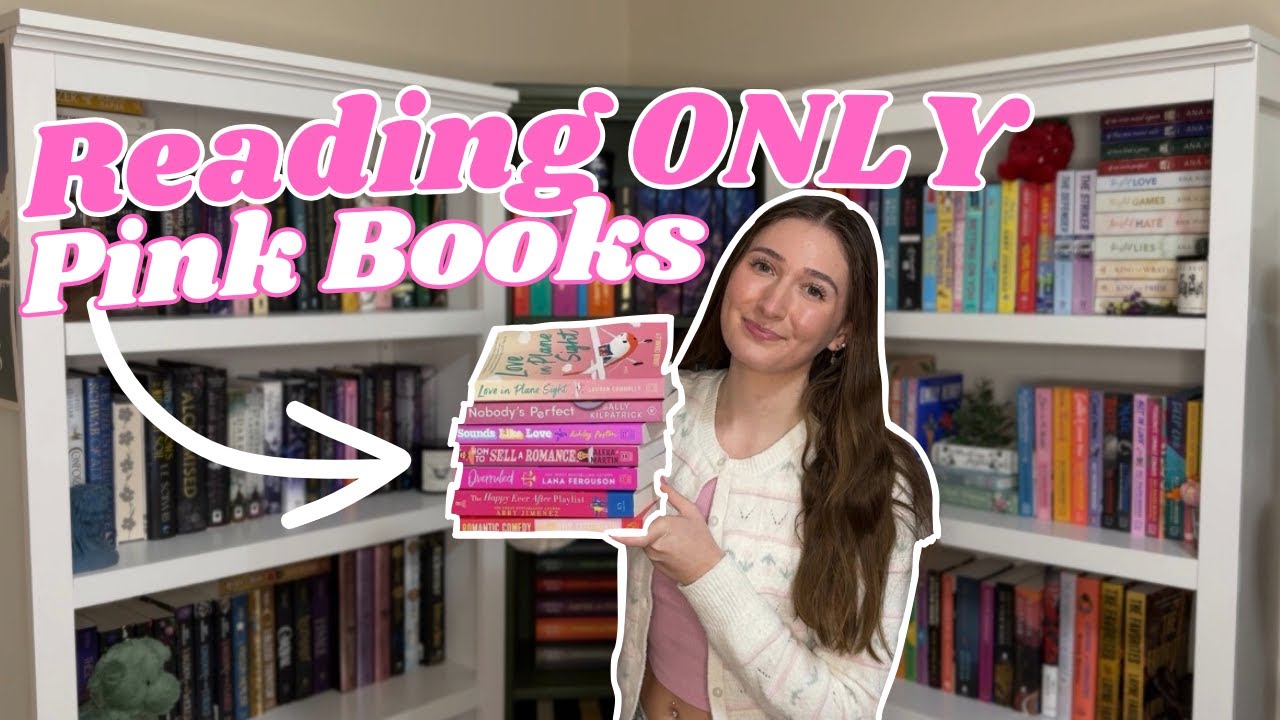 Читаю ТОЛЬКО книги из серии Pink Books целую неделю || видеоблог о чтении без спойлеров
