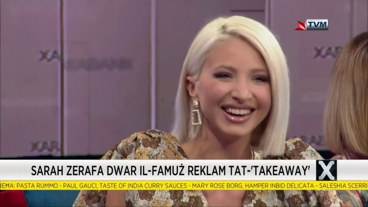 Sarah Zerafa Interviewed on Xarabank