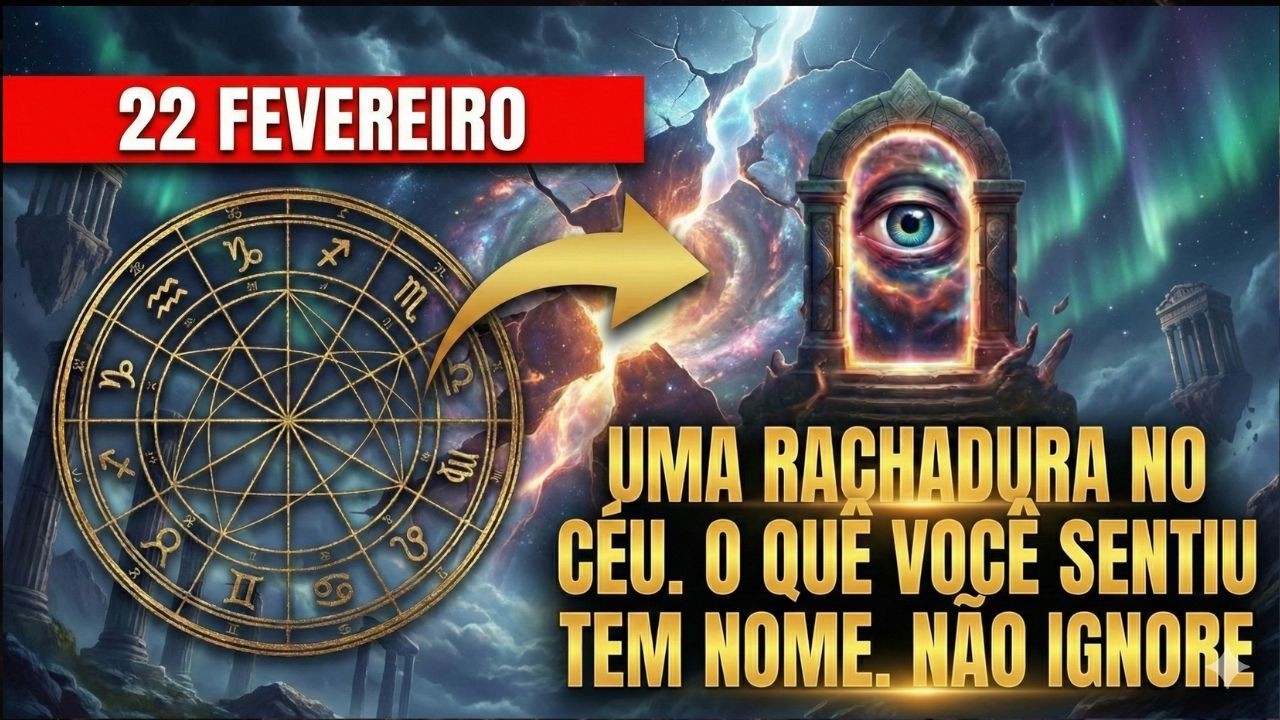 22 FEVEREIRO: SE este VIDEO chegou até VOCÊ, É UM SINAL DO UNIVERSO. Vai Afetar Você Diretamente