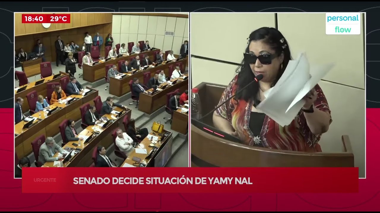 Expulsan a “Yamy Nal” del Senado tras polémica por audios filtrados