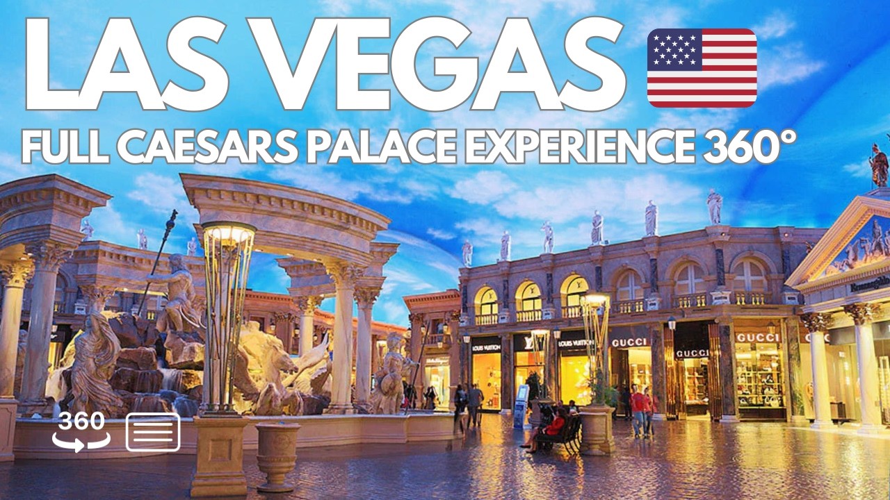 Inside Caesars Palace Las Vegas 360 | Explore Luxury on the Strip