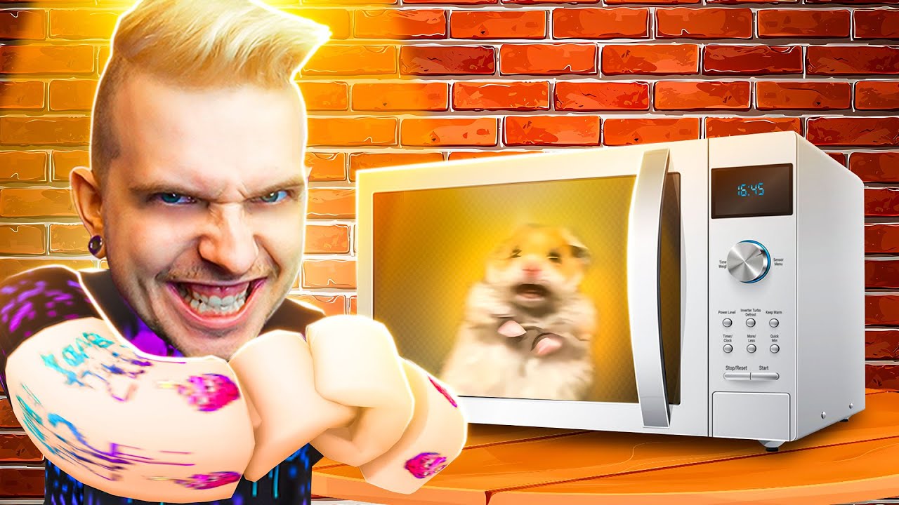 WŁOŻYŁEM CHOMIKA DO MIKROFALI O 3 W NOCY w ROBLOX!