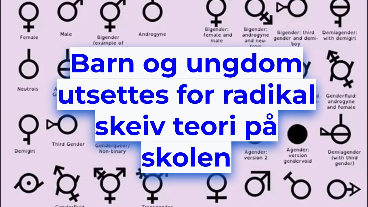 Skeiv teori i l&aelig;reb&oslash;ker - barn l&aelig;rer om flere enn to kj&oslash;nn og at de har rett til &aring; skifte kj&oslash;nn