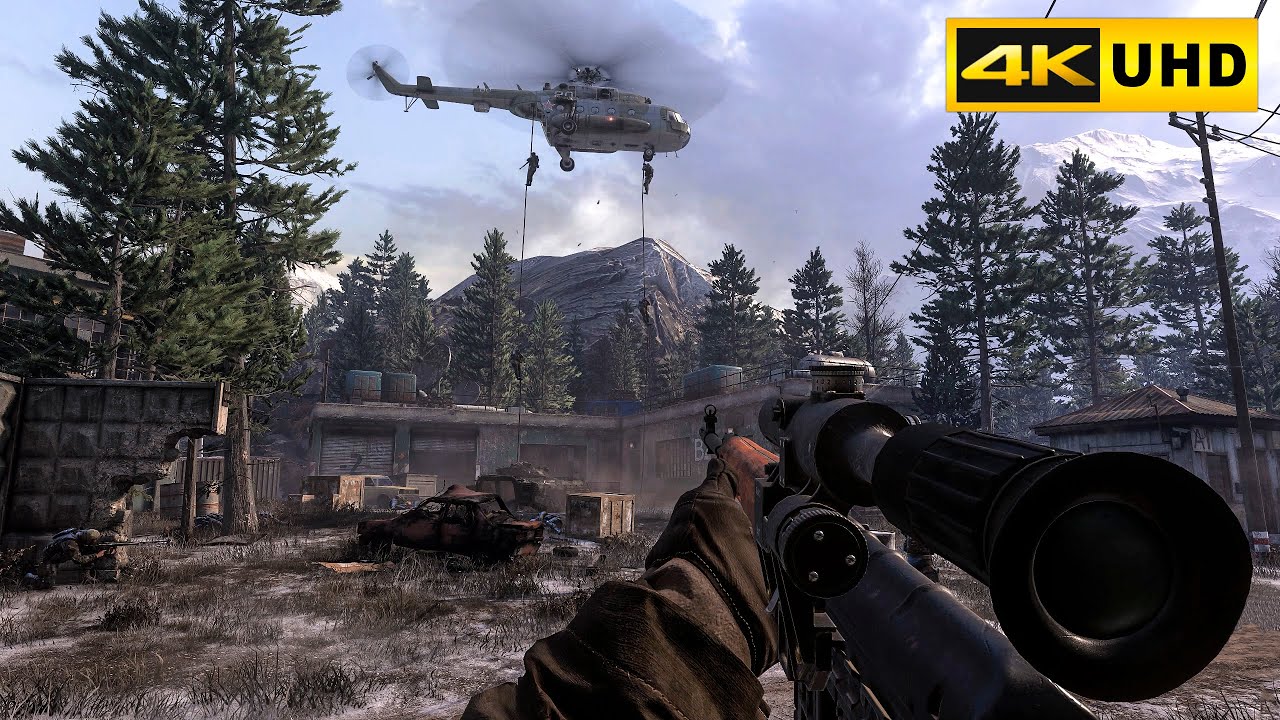 Action Moments – Ultimatum Mission | Call of Duty 4 Modern Warfare | 4K Ultra Graphics Gameplay