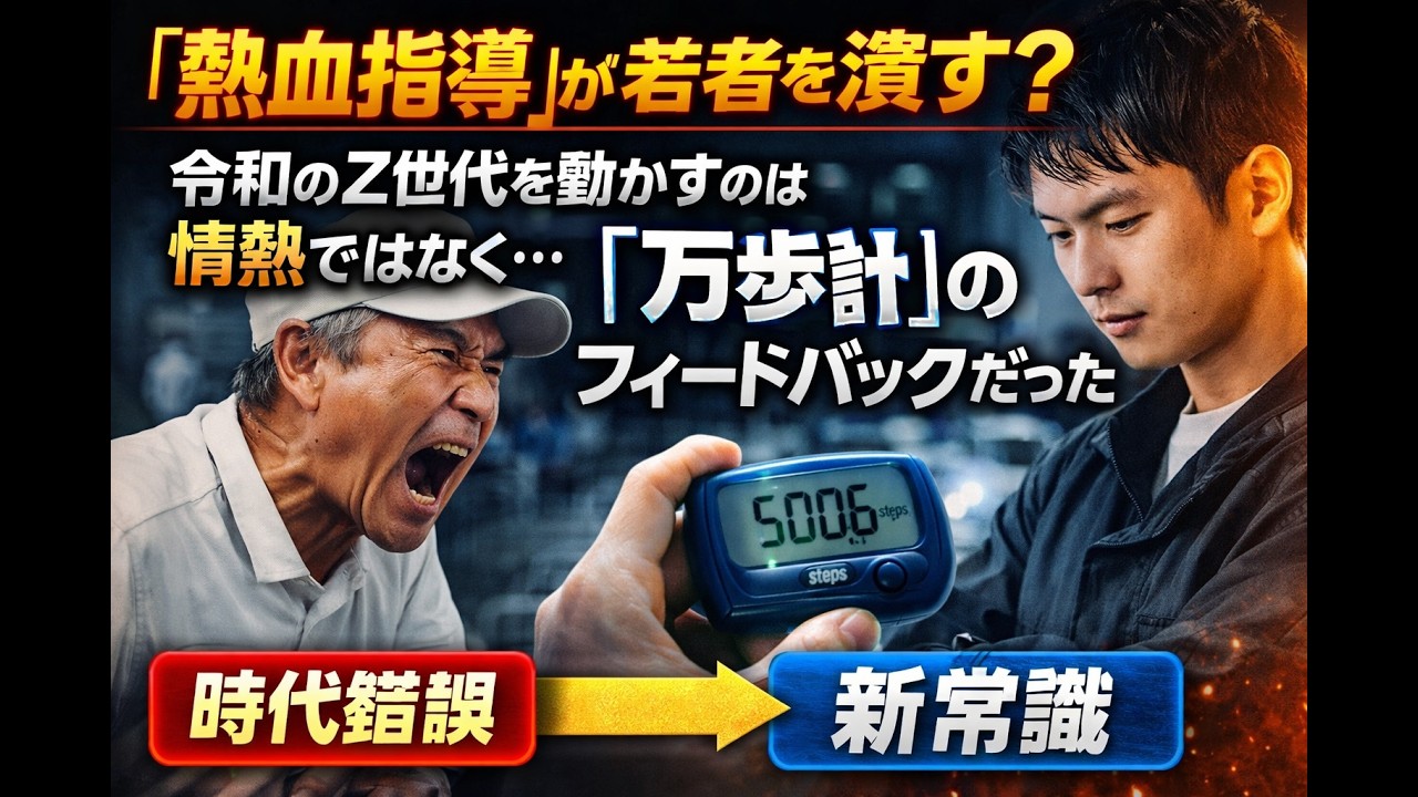 「情熱」はもう、武器ではない。Z世代を動かす『万歩計』マネジメント