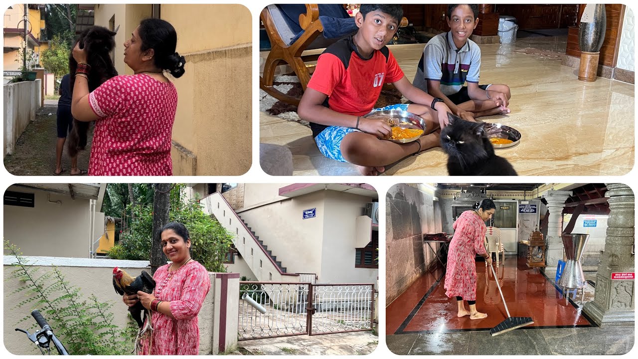 ಆದಿತ್ಯವಾರ ಎಲ್ಲರಿಗೂ ರಜೆ ..ಆದ್ರೂ ನಾವು full busy..ಅಭಿಕ್‌ಗೆ ಏನಾದ್ರೂ ಹೊಸತನ್ನು ಕಲಿಯುವ ಹಂಬಲ🧿