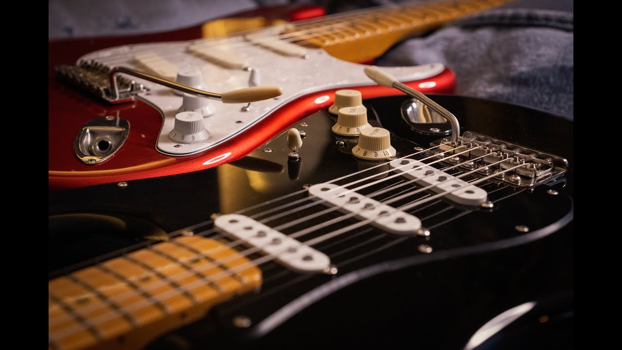 Fender Stratocaster - Test and demo of EMG DG20 and Fender CS69 /Seymour Duncan SSL-5 (4K)