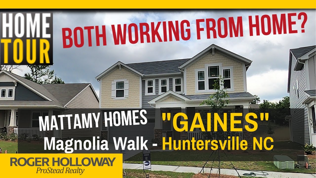 GAINES in Magnolia Walk from Mattamy Homes [Huntersville NC]