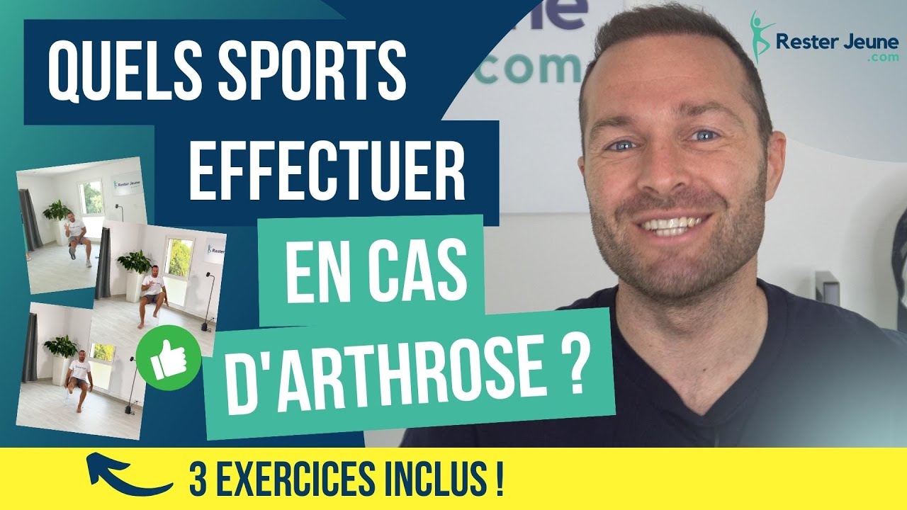 Articulations usées ou prothèses : quels sports sont conseillés en cas d'arthrose ?