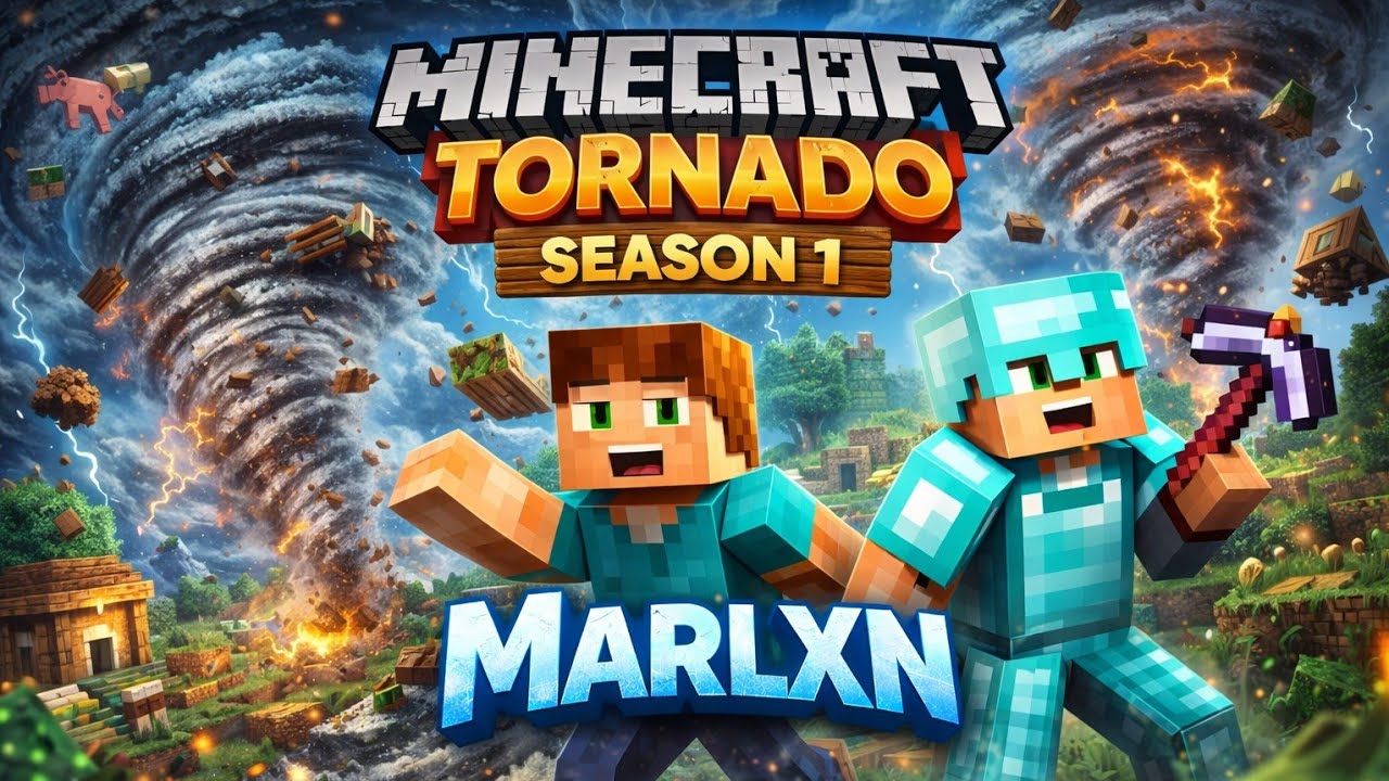 Sehen wir heute ein Tornado🌪️😱 |Minecraft Tornado Season 1|
