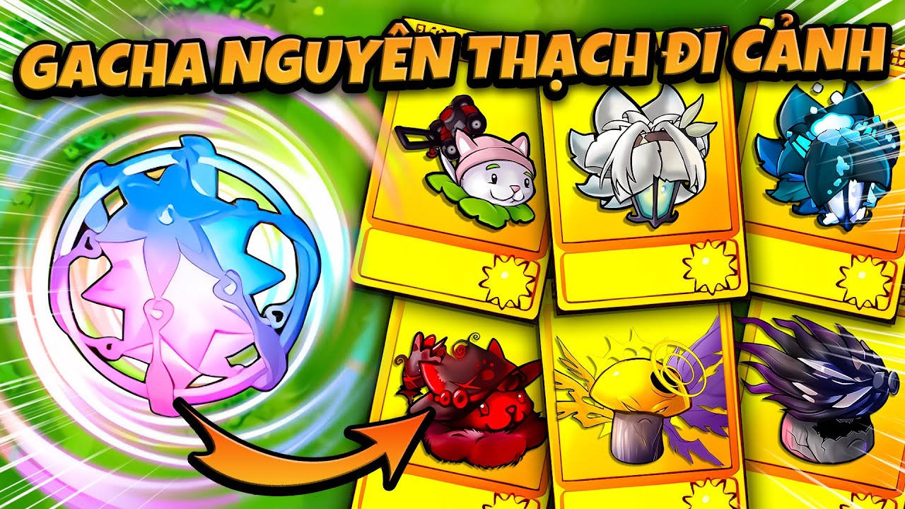 PVZ FUSION FANMADE - RÚT THẺ NHÂN PHẨM CÙNG GACHA NGUYÊN THẠCH ĐI CẢNH BẤT NGỜ